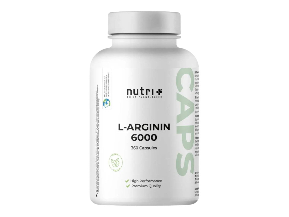 L-arginine 6000 360 Caps Nutri+