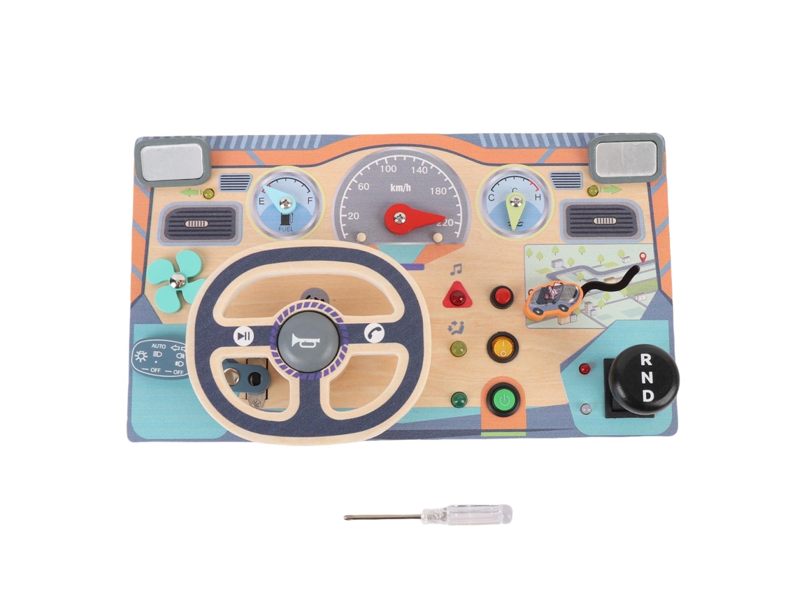 Mali volante de Brinquedo Madeira Educativo para Crianças Jogo de Dirigir Simulado Aprendizagem Precoce
