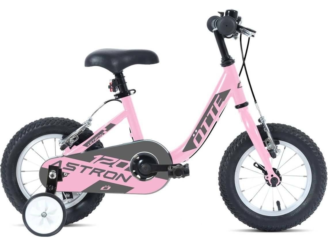 Bicicleta Infantil OTTE Asteron 12'' (Outlet Grade A - 4 - 6 anos - Rosa)