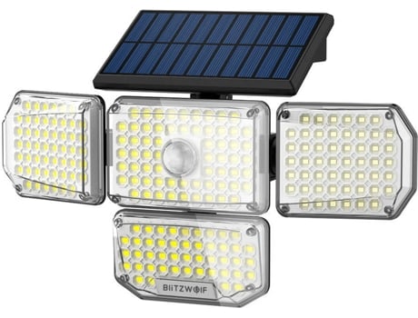 Lâmpada Solar BlitzWolf (Preto - 29.5x13.5 cm)