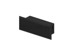 Dust cover SC Douplex, Black, 10 pcs set