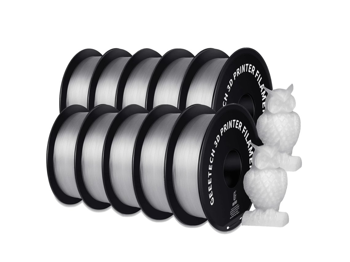 Filamento Para Impressora 3d, 1,75mm Petg, Material De Alta Resistência,transparente