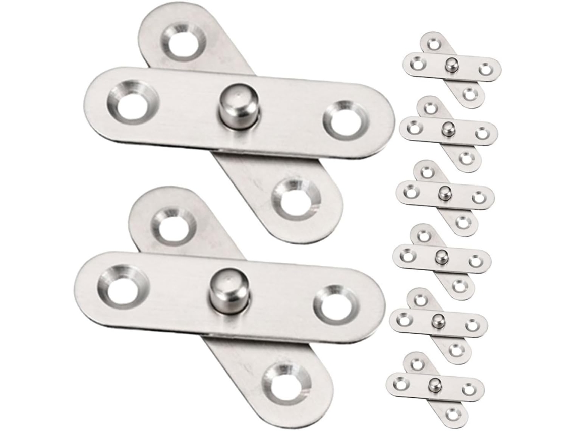 Conjunto De 16 Dobradiças Dobráveis Para Portas E Janelas, Com