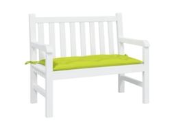 Vidaxl Almofadão P/ Banco De Jardim Tecido Oxford Verde Brilhante