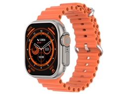 (pulseira Laranja Oceano) Smartwatch, Compatível Com Comunicação Nfc (near Field Communication) E Carregamento Sem Fio.