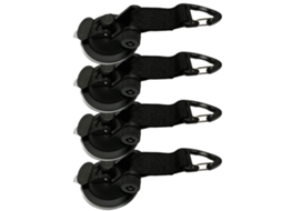 Conjunto De 4 Ventosas Alta Resistência Com Pontos Fixação Para Uso Externo, Ideal Para Camping, Para, Brisa, Barraca De Carro, Toldo E Lona