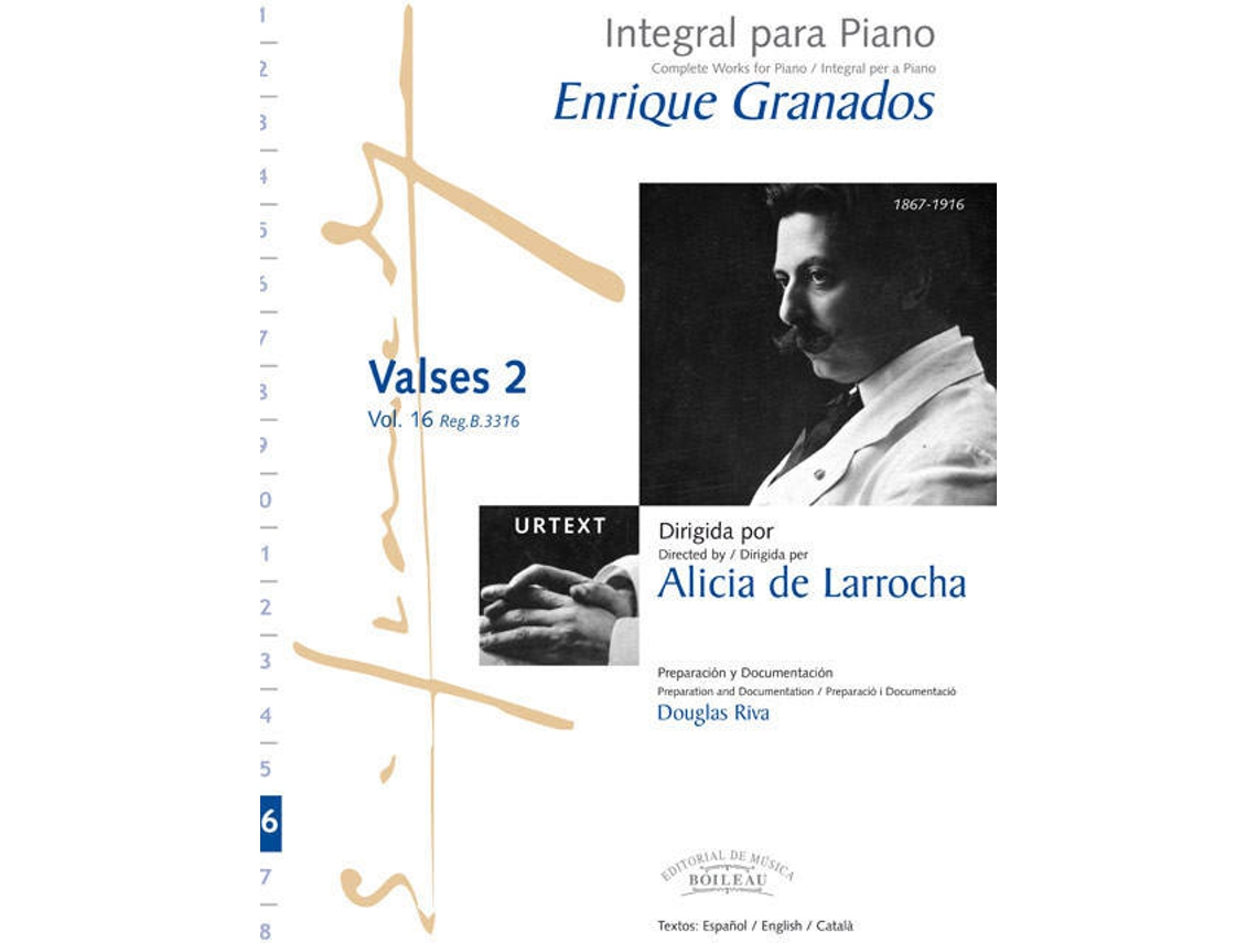 Livro Valses 2 de E Granados (Espanhol)