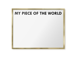 Magnetic Board My Piece Of The World For The Living Room Espelharte (80x60 Cm)