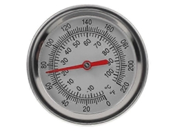 1 Termômetro De Solo Com Sonda Extensível Para Medição De Temperatura Em Compostos