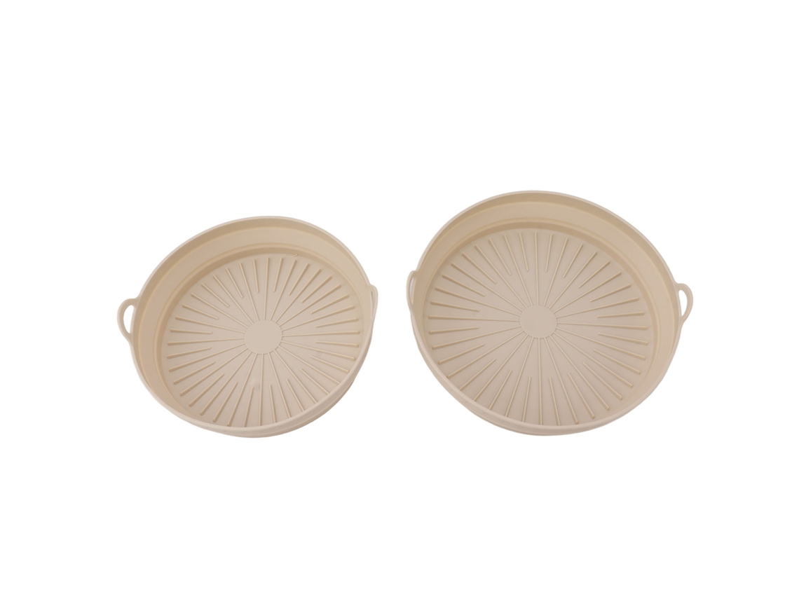 Recipiente de Silicone Reutilizável LAXISCREED para Air Fryer