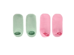 Calcetines De Gel Spa Rosa Para Hidratar Y Reparar Pies Secos Con Vitamina E Y Lavanda