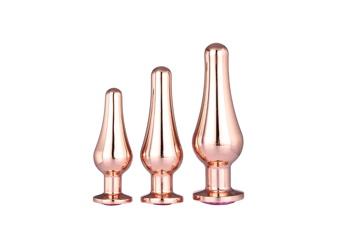 Plug Anal DREAM TOYS Gleaming Love (Dourado - Ø 4 cm)