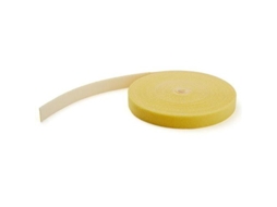 Startech.Com Hklp100Yw Tira para Atar Cabos Abraçadeira de Velcro para Cabos Amarelo 1 Unidades