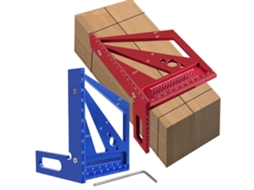 Régua de Medição Multiangular 3D - Ferramenta Versátil para Carpintaria e Marcenaria
