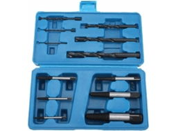 Extrator De Parafusos Aço 12 Peças Com Guia Perfuração - Ferramenta Para Remover Quebrados -aquaforge