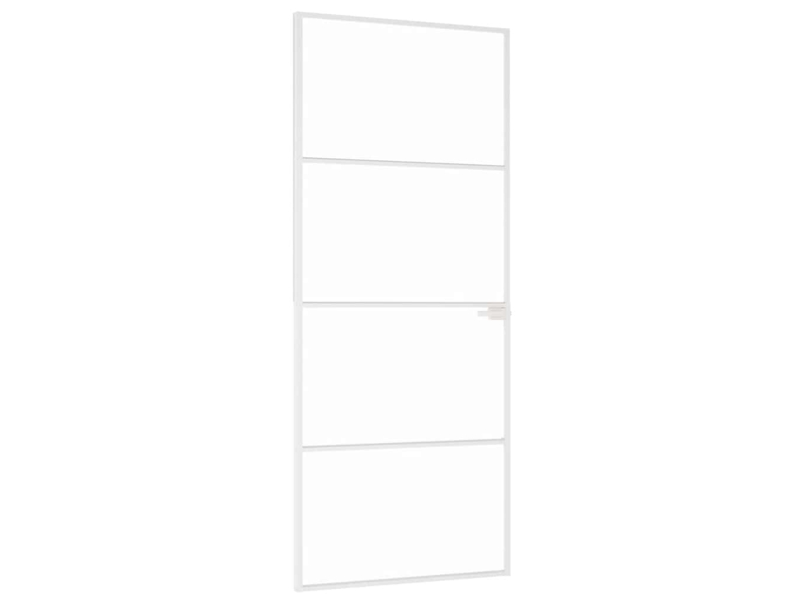 Conjunto 1 Porta De Interior Vidaxl Branco Vidro (83 X 201.5 Cm)