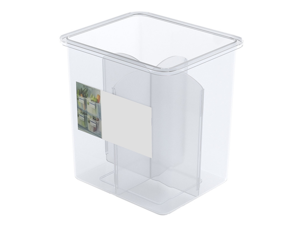 Caixa de armazenamento porta lateral de geladeira com 4 compartimentos S/MARCA