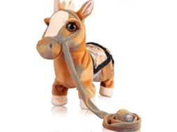 Brinquedo Interativo De Pônei Para Caminhada, Cavalo De Pelúcia Musical, Dança E Canta, Presente De Natal Para Meninos E Meninas Olysi Shop