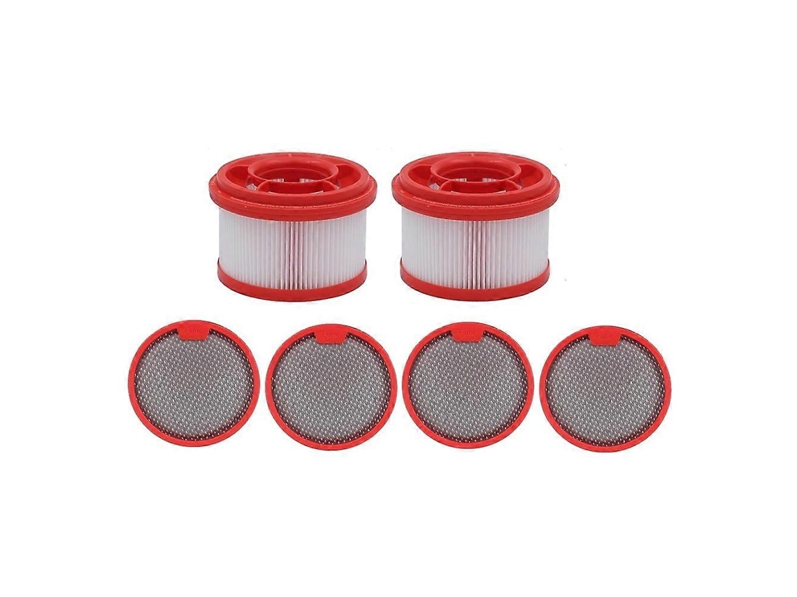 Conjunto De 6 Filtros Hepa Laváveis De Reposição Para Aspiradores De Pó Dreame T10/t20/t30/r10/r20/v16s/v12s/g9/g10.