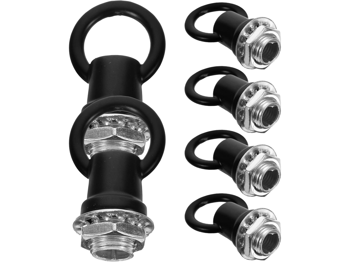 Gancho De Teto Para Luminária Pendente, Conjunto 6 Peças Com Olhais,