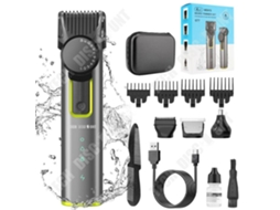 Barbeador elétrico à prova dágua para homens, barbeiro doméstico profissional 4 em 1, barbeador multifuncional para nariz e cabelo INNOVTEC
