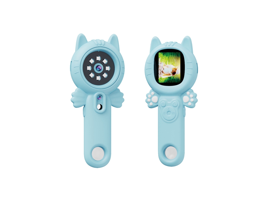 Lupa Microscópio 500x, Ecrã De 2,0 Polegadas (azul), 3 Níveis, Silicone Elysve