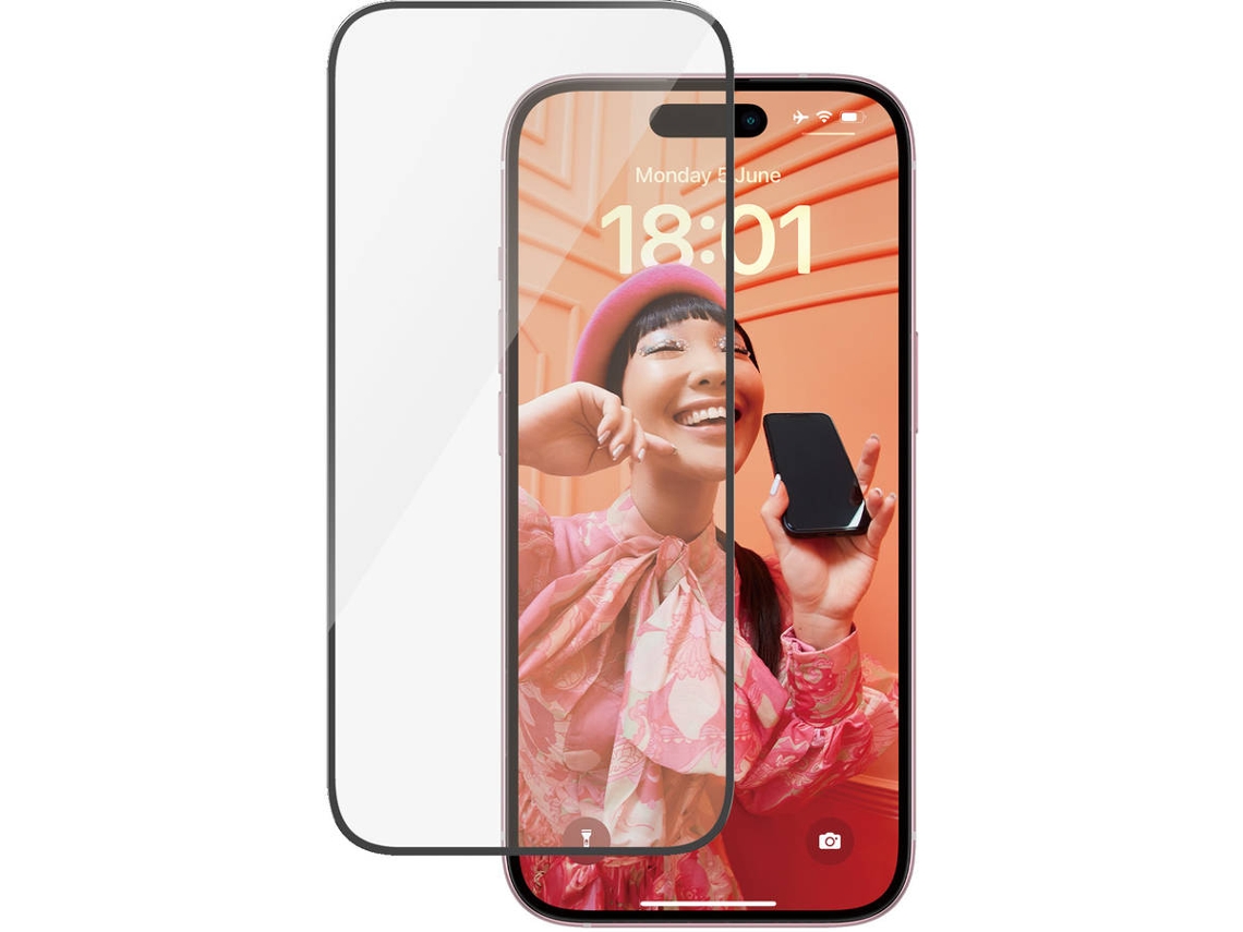 Película de Ecrã para iPhone 15 PANZERGLASS Transparente