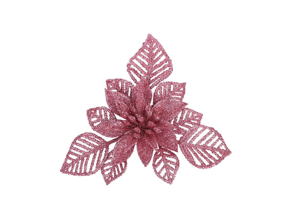 Arranjo floral com vara de 18cm e clip, flor de 13cm de diâmetro LAXISCREED