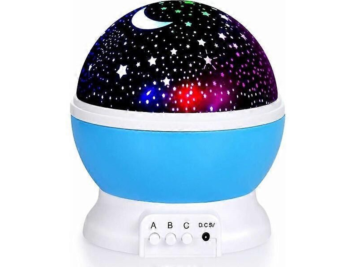 Projetor de Céu Estrelado Led, Projeção de Estrelas Multicoloridas, Material Abs, Luz Noturna Auxiliar para o Sono Infantil. TAISHENGDA