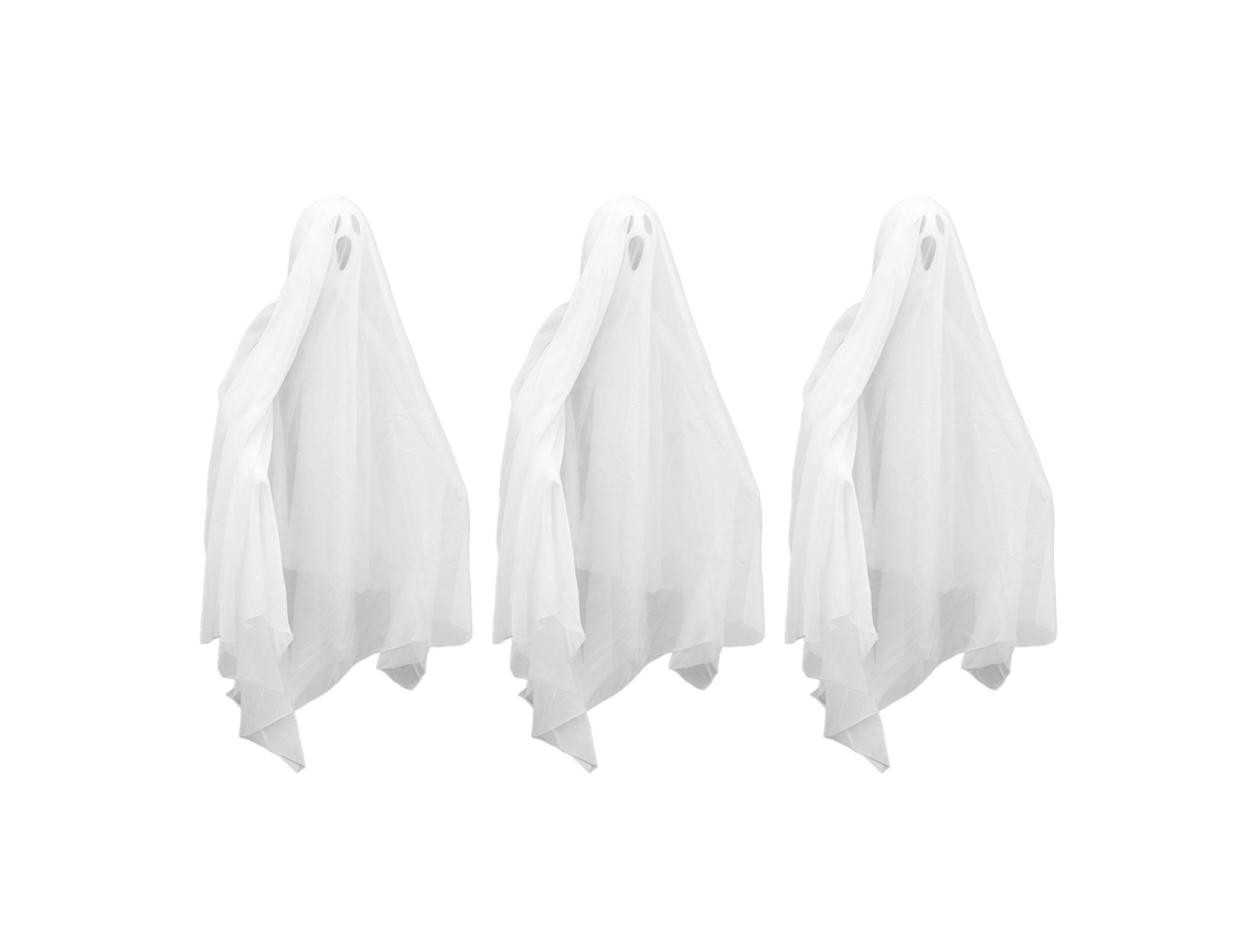 Laxiscreed Conjunto De 3 Fantasmas Pendentes Assombrados Que Brilham No Escuro Para Decoração De Festas