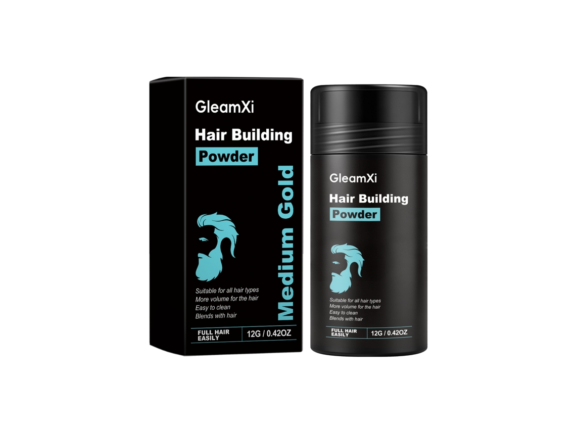 Gleamxi Dourado em Pó para Cabelos Secos com Acabamento Natural LAXISCREED