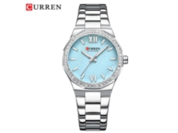 Relógio de Pulso Feminino MDUG, Pequeno e Elegante, com Strass, À Prova D'água, Movimento de Quartzo