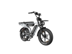 Bicicleta Elétrica PIXAR M9 com Suspensão Total e Bateria Dupla de 48v 35ah.