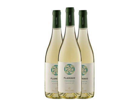 Vinho branco VALLONE FLAMINIO Verdeca Salento (0.75 L - 3 Unidades)