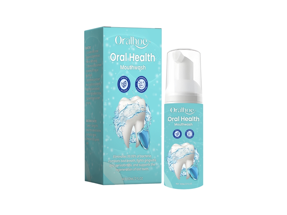 Mousse Branca Efeito Limpa Dentes