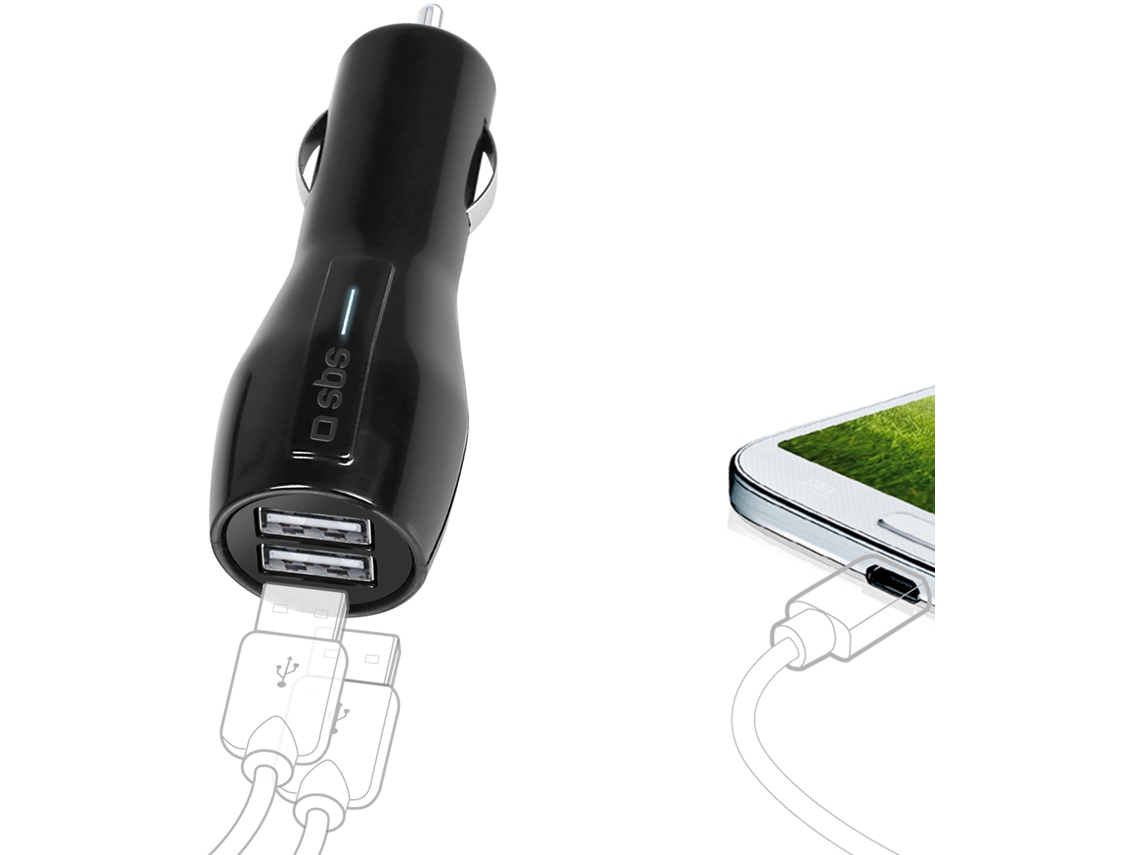 Carregador SBS 2xUSB 3100