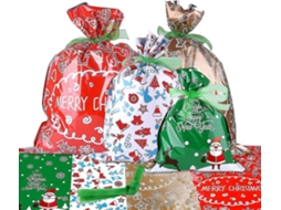 Embrulhos Para Presentes Estilos Variados Sacolas De Presente Com Laços De Fita Para Presentes De Natal Olysi Shop