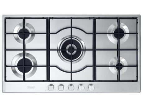 Placa de Gás DE LONGHI SLF 590 LX (90 cm - Inox)