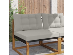 Vidaxl Almofada Para Sofá Externo Poliéster Cinzento 80 X 68,5 Cm