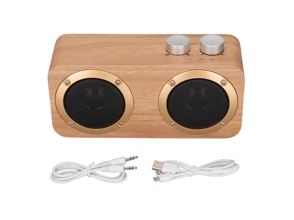 Caixa de Som Bluetooth LAXISCREED Vintage Madeira