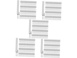 Conjunto Com 5 Unhas Postiças De Ponta Dupla, Seamless Kiss, Uv Para