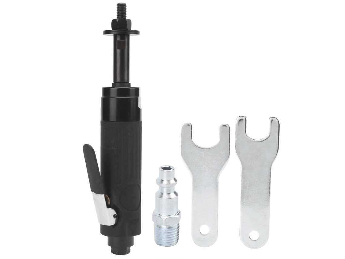 Polidora pneumática manual reta, lixadeira pneumática com entrada de ar de 1/4" (estilo americano)