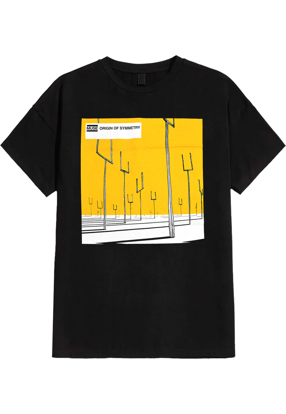 Size:xxxl Rockinstone Muse - Origin Of Symmetry - T-shirt Unisex Adults