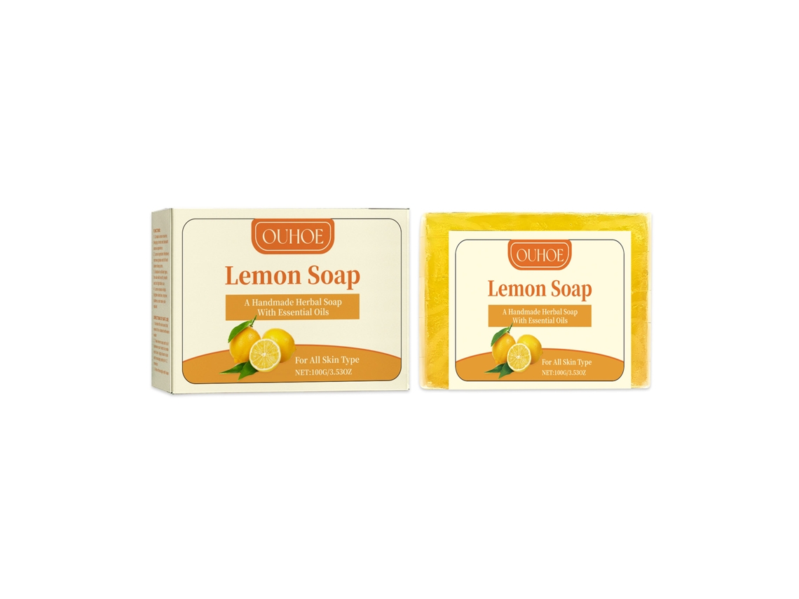Jabón Ouhoe De Limón Para Control De Grasa Facial Y Corporal