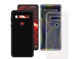 Conjunto de Capas Protetora Uw Antiqueda para Tcl Tcl 10 5G HONGWE. Premium Transparente (53un)
