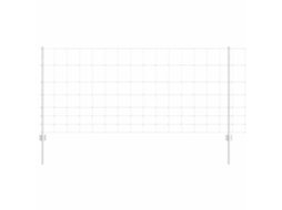Conjunto 1 Cerca Externa Vidaxl Prateado Aço (25 X 1 M)