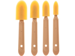Conjunto De 4 Espátulas De Silicone Reutilizáveis Para Calafetagem