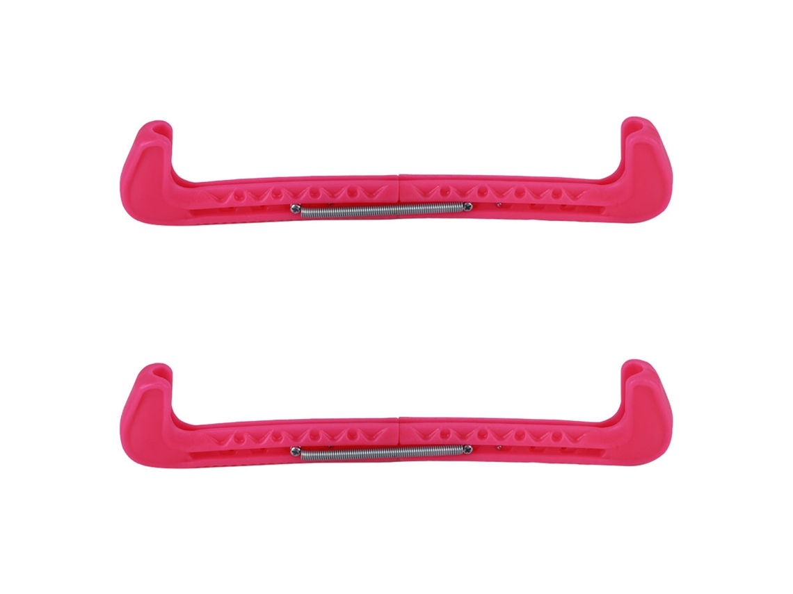 Rebe-2pcs Fundas Protectivas Ajustáveis Para Lâminas De Patins De Gelo Guardas Protectoras Rosa