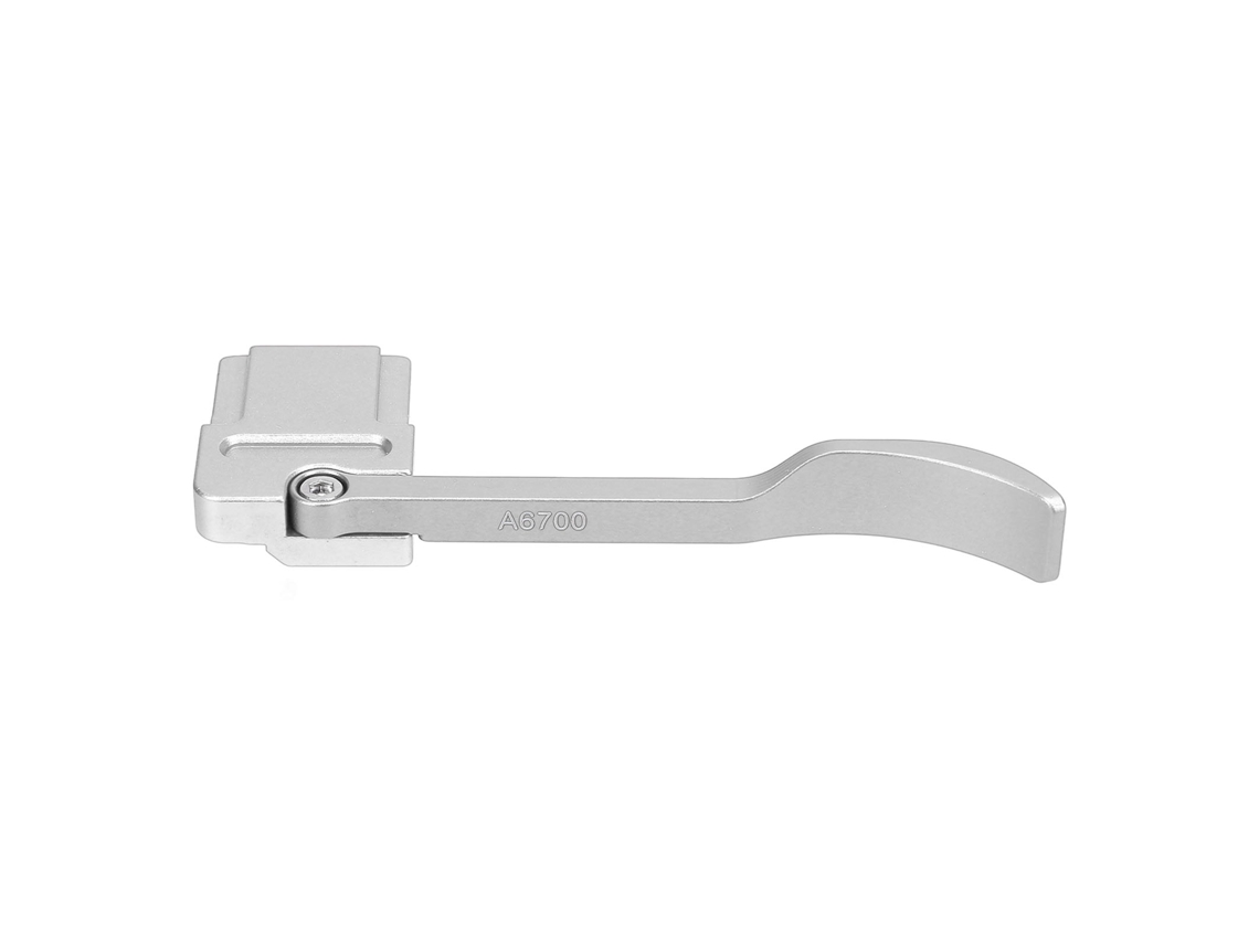Camera Thumb Handle Foldable Aluminum Alloy Camera Hot Shoe Thumb Support For A6700 Grey LAXISCREED