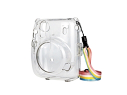 Bolsa para Câmera Portátil À Prova D'água e Poeira, em Policarbonato Cristalino, para Mini Câmera Instax Mini 11. ELECTVAULT1